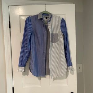 Jcrew multi stripe button down